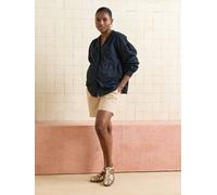 Short de grossesse en twill beige 48