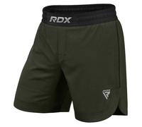 Short de MMA RDX pour homme, entraînement, boxe, muay thaï, grappling, fitness et sport en salle, Vert, S+ S