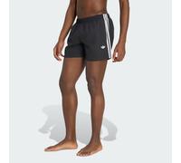 ADIDAS ORIGINALS Shorts de bain '3 STRIPES' noir / blanc, Taille XXS-XS