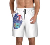 Short De Natation Empreinte Génétique De Montserrat Séchage Rapide Caleçon De Bain avec Cordon Homme Shorts De Plage pour Natation Eté Piscine L