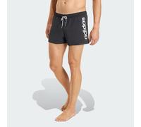 adidas Homme Logo Stretchy Knit Swim 3 inch Swimwear, Black/White, M