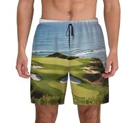 Short De Natation Parcours De Golf De Plage Séchage Rapide Short De Plage Classics Pantalon Court De Plage pour Natation Vacance Piscine S