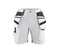 Short de peintre avec stretch Femme Blanc/Noir 71711000 - Taille au choix