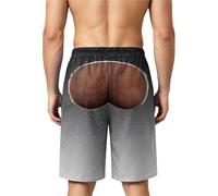 Short De Plage Homme à Teinte DéGradéE, Maillot De Bain Compressif