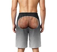 Short De Plage Homme à Teinte DéGradéE, Maillot De Bain Compressif