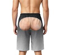 Short De Plage Homme à Teinte DéGradéE, Maillot De Bain Compressif