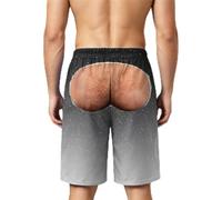 Short De Plage Homme à Teinte DéGradéE, Maillot De Bain Compressif