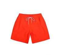 Short de Plage Homme pour en Polyester Maille Intérieure Short | Tissu polyester léger, séchage ultra- pour rapide, poches latérales pratiques, idéal pour la natation active