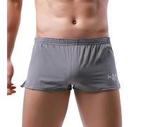 Short de Plage Homme - Slip de Bain Court Coupe Ample Doublure de Compression Casual Surf Sport Bermuda Homme Boxer Short Mini Slip Swim Piscine
