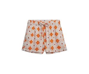 Short de plage imprimÃ© femme Superdry Orange XS