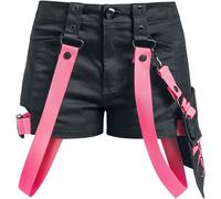 Short de Poizen Industries - Short Danger Zone - 28 à 36 - pour Femme - noir/rose 28