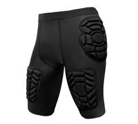 Short de protection des hanches avec coussinets en EVA 3D - Sous-vêtements de protection pour ski, skateboard, équitation, sports de plein air - Noir - M