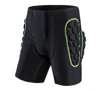 Short de protection des hanches de ski avec coussinets en EVA pour résister | Léger 230 g, design compact, se glisse sous un pantalon de ski, look discret, flexion illimitée