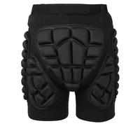 Short De Protection Rembourré des Hanches pour Le Ski, Coussinet De Hanche, Le Snowboard Et Le Skate, Protection Contre Les Chocs du Coccyx (Noir,S)