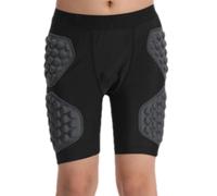 Short de protection rembourré pour fille, sous-short rembourré pour | Short de compression avec rembourrage des fesses, pantalon de protection des hanches pour adolescents et enfants