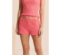 Short de pyjama à motifs fleurs gaufré - Ondine - XS - Rose - Femme - Etam