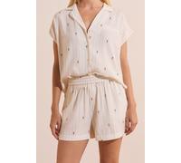 Short de pyjama à motifs - Thryse - M - Blanc - Femme - Etam