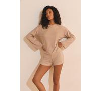 Short de pyjama à rayures - Beno - S - Roux - Femme - Etam
