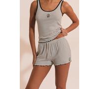 Short de pyjama à rayures - Yisia - S - Noir - Femme - Etam