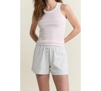 Short de pyjama boyfriend en coton - Joanne - XS - Gris Pale - Femme - Etam