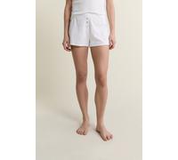 Short de pyjama en coton en pointelle - Katell - XS - Blanc - Femme - Etam