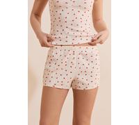 Short de pyjama en coton pointelle - Katell - M - Lin - Femme - Etam