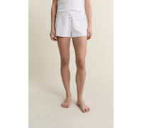Short de pyjama en coton pointelle - Katell - XS - Blanc - Femme - Etam