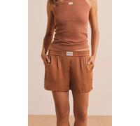 Short de pyjama satiné - Bea - M - Camel - Femme - Etam
