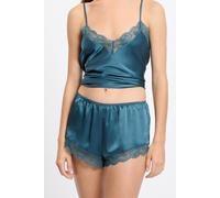 Short de pyjama satiné détails dentelle - Desire - XL - Delave Clair - Femme - Etam