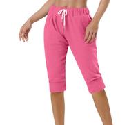 Short de Randonnée Femmes Capri Cargo Pantalon Court d'été Léger Séchage Rapide avec Poche Offre de Printemps Pantacourt de Jogging Survetement pour Yoga Randonnée Course Vetement Mode Pas Cher