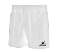 Short de rugby pour homme GILBERT Kiwi Pro blanc XS
