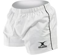 Short de rugby pour homme GILBERT Match blanc S