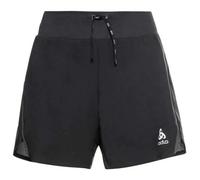 Short de running 2 en 1 Odlo AXALP Trail 6 pouces pour femmes - Noir - XL L