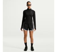Short de running Dri-FIT taille mi-haute avec sous-short intégré Nike Tempo pour femme Noir/Noir/Blanc S Tall