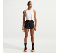 Short de running taille mi-haute avec sous-short intégré Dri-FIT ADV Nike AeroSwift 8 cm pour femme Noir/Blanc XL Tall
