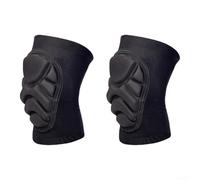 Short de snowboard en EVA épais pour protection des hanches, des cuisses, du coccyx pour le ski, le snowboard, le patinage, en nylon élasthanne respirant pour homme et femme, noir (genouillères XL)