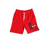 Short de sport adapté Marvel Spider-Man pour enfants et adolescents avec cordon de serrage, rouge, 8 ans