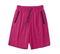Short de sport décontracté en maille pour homme avec cordon de serrage, pantalon de jogging d'été léger, short vintage pour la plage et l'entraînement, confortable pour la randonnée, l'entraînement et