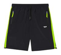 Short de sport Diesel pour hommes noir nylon XS
