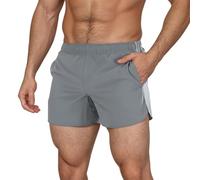 Short de Sport Homme, Short de Course léger pour Homme avec Entrejambe de 76 cm idéal pour l'entraînement en Salle de Sport et Le Basketball Respirant et décontracté pour Un Usage Estival