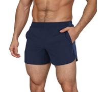 Short de Sport Homme, Short de Course léger pour Homme avec Entrejambe de 76 cm idéal pour l'entraînement en Salle de Sport et Le Basketball Respirant et décontracté pour Un Usage Estival