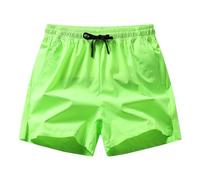 Short De Sport Homme Side Slit Short Jogging Homme Ample avec Poches Shorts Hommes pour Running Gym Fitness Pantalon Court Taille Elastique Respirant Shorts Décontracté Léger