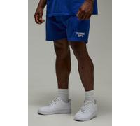 Short de sport large à slogan - MAN Active homme - cobalt - XL, cobalt