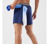 Short de sport léger et respirant pour homme à séchage rapide avec boucle pour serviette et poches latérales pour exercices de fitness Bleu sarcelle Taille M Bleu marine
