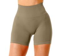 Short de Sport pour Femme Yoga Court d'entraînement Gym Fitness Scrunch Ventre Contrôle Fesses Legging pour Le Cyclisme Course à Pied Élastique Push Up