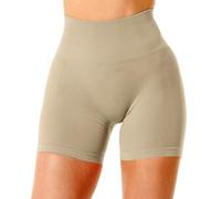 Short de Sport pour Femme Yoga Court d'entraînement Gym Fitness Scrunch Ventre Contrôle Fesses Legging pour Le Cyclisme Course à Pied Élastique Push Up