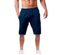 Short de sport pour homme avec poches zippées - Short de bain avec doublure à séchage rapide - Short d'entraînement en plein air - Pantalon décontracté avec plusieurs poches - Doublure en maille