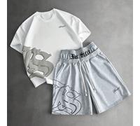 Short de style de rue à la mode pour hommes, marque Pavtros "Free Spirit", avec imprimé blocs de couleurs sur la taille. Confortable à porter, convient pour un usage quotidien, cadeau de la Saint-Vale