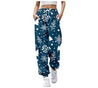 Short de Surf Femme Taille Haute Imprimé Rugby Poches Larges Sangle de Cheville Pantalon de Sport Thermique de Ski, D-Marine Militaire, L