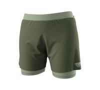 Dynafit - Short de trail/running - Alpine Pro 2/1 Shorts W Thyme pour Femme - Taille L - Kaki Kaki L